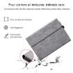 Microsoft Surface Pro 7/7+ Leather Case with Pen Slot & Power Bag (Black) - 4