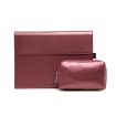 Red Leather Case with Pen Slot for Microsoft Surface Pro 7/7+ & Power Bag - 1