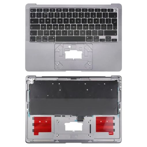 MacBook Air 13 2020 M1 A2337 C-Side Cover + UK Keyboard (Black) - 1