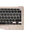 MacBook Air 13 2020 M1 A2337 C-side Cover + UK Keyboard Gold - 4