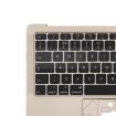 MacBook Air 13 2020 M1 A2337 C-side Cover + UK Keyboard Gold - 5