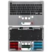 MacBook Pro 13" 2021 A2338 C-Side Cover + US Keyboard (Grey) - 1