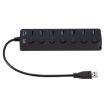 7-Port USB 3.0 Hub with Switch for PC & Laptop - High Speed Expansion - 3