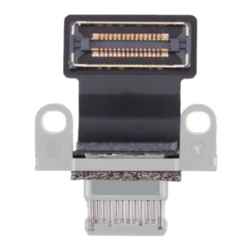 MacBook Pro 16" 2023 A2780 Charging Port Flex Cable Silver 821-03084-A - 1