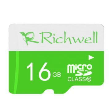 Richwell 16GB Class 10 Micro SD Memory Card - High Speed TF Card - 1