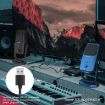 Yanmai SF-900 Multi-function Studio Condenser Microphone with Stand (Blue) - 4