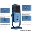 Yanmai SF-900 Multi-function Studio Condenser Microphone with Stand (Blue) - 6