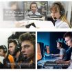 Gaming Headset with 4 Level Pin 3.5mm Angle Head Plug & Microphone - 6