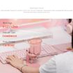 FEELWORLD VM1 USB Condenser Gaming Microphone - Pink, Noise Cancel, RGB - 7