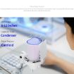 FEELWORLD VM1 USB Condenser Gaming Microphone with RGB Light & Stand - 6