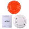 Photoelectric Smoke Detector with Red LED Indicator - White - 5