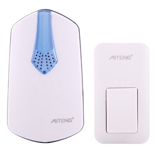 AITENG V026G Wireless Doorbell, Waterproof, 130m Range, US Plug - 1