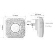 PJ-16 Wireless Doorbell, 8-Level Volume, 36 Ringtones, EU Plug - 6