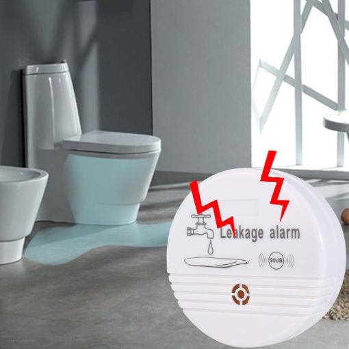 360 Water Leak Detector Sensor - 85dB Alarm for Home, Kitchen, Floor - 1