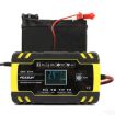 FOXSUR 12V-24V Car Motorcycle Truck Battery Charger AGM, EU Plug - 8