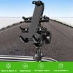 Motorcycle Phone Bracket: Tilt Rearview Mirror Ball-Head, Aluminum, Eight-Jaw - 6