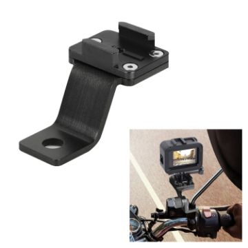 RUIGPRO Black Motorcycle Handlebar Phone Bracket for GoPro/Insta360/DJI - 1