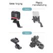 RUIGPRO Black Motorcycle Handlebar Phone Bracket for GoPro/Insta360/DJI - 3