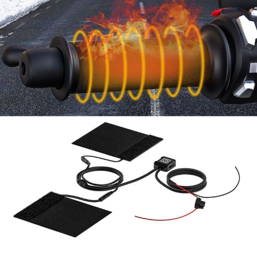 Smart Electric Hand Grip Cover - CS-974A1 Heated Motorcycle Scooter Handlebar - 1
