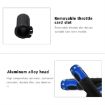 12V Blue Heated Motorcycle Scooter Aluminum Alloy Hand Grip Cover - 6