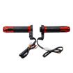 12V Red Heated Grip Handlebar for Motorcycle Scooter - CS-764A1 Aluminum - 2