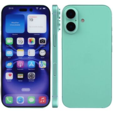 iPhone 16 Teal Dummy Display Model - Non-Working Color Screen - 1