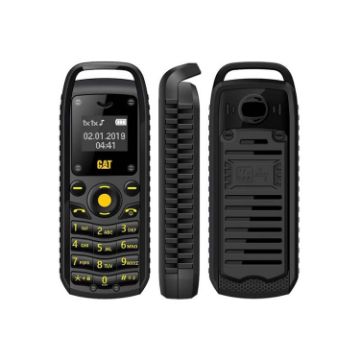 Mini B25 Bluetooth Headphone Mobile Phone, Dual SIM, 2G Network, Black - 1