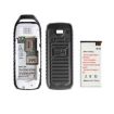 Mini B25 Bluetooth Headphone Mobile Phone, Dual SIM, 2G Network, Black - 5