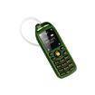 Mini B25 Bluetooth Headphone Mobile Phone, Dual SIM, 2G, MP3, Green - 3