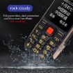 K1 Elder Phone: Waterproof, Shockproof, 4800mAh, Dual SIM, 2G, Red - 5