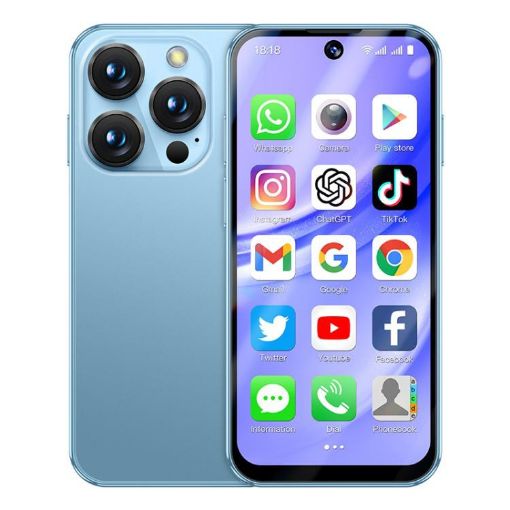 SOYES XS19 Pro 4GB+64GB 3.8" Android 12 Quad Core 4G Dual SIM Blue - 1