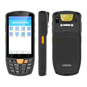 UNIWA HS006 Industrial PDA QR Scanner, 2GB+16GB, 4" Android 11, 4G NFC - 1