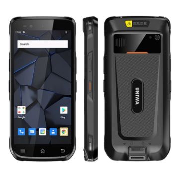 UNIWA M600 Rugged Phone, 4GB+64GB, 6" Android 12, 4G, AU Plug, Black - 1
