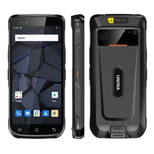 UNIWA M600 Rugged Phone, 4GB+64GB, 6" Android 12, 4G, AU Plug, Black - 1