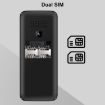 UNIWA E1801 Mobile Phone, 1.77", 800mAh, 21 Keys, Bluetooth, Dual SIM - 9