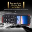 Rugtel R2C Rugged Phone, IP68 Waterproof, 2.4", 2500mAh, Dual SIM, Red - 6
