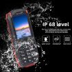 Rugtel R2C Rugged Phone, IP68 Waterproof, 2.4", 2500mAh, Dual SIM, Red - 8