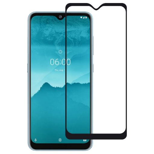 Nokia 6.2 Full Glue Tempered Glass Screen Protector Film Cover - 1