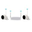 4CH HD 1080P Wireless IP Camera Kit with Night Vision & Two-Way Audio - 1