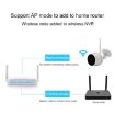 4CH HD 1080P Wireless IP Camera Kit with Night Vision & Two-Way Audio - 4