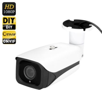5MP TV-651eH5/IP AF POE Camera, Auto Focus, 4x Zoom, 2.8-12MM Lens, White - 1
