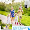 Tuya QX45 1080P HD IP65 Waterproof Wireless IP Camera, Motion Detection - 5