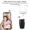 GH6 WiFi Smart Surveillance Camera - Night Vision & Two-Way Audio, Black - 6