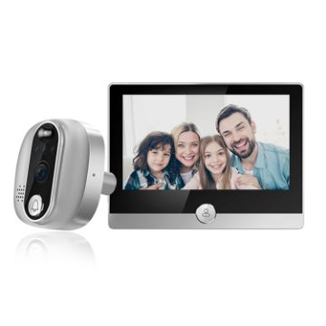 W1 4.3" 1080P WiFi Smart Doorbell with PIR Motion Detection - 1