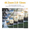 ESCAM Q5068 5MP WiFi IP Camera, Pan/Tilt/4X Zoom, Night Vision, AU Plug - 9