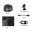 A9+ 1080P WiFi Wireless Camera with Night Vision & Motion Detection, White - 3