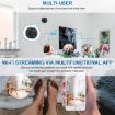 A9+ 1080P WiFi Wireless Camera with Night Vision & Motion Detection, White - 5