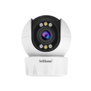 SriHome SH046 4MP FHD Wireless Home Security Camera System (US Plug) - 1