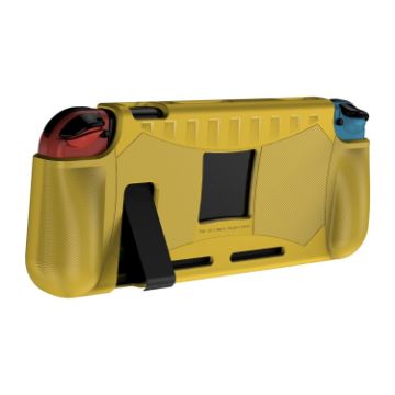 Yellow TPU Soft Protective Shell for Nintendo Switch - Drop Resistant Cover - 1