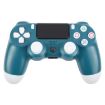 Green Wireless Bluetooth Snowflake Button Game Controller for Sony PS4 - 1